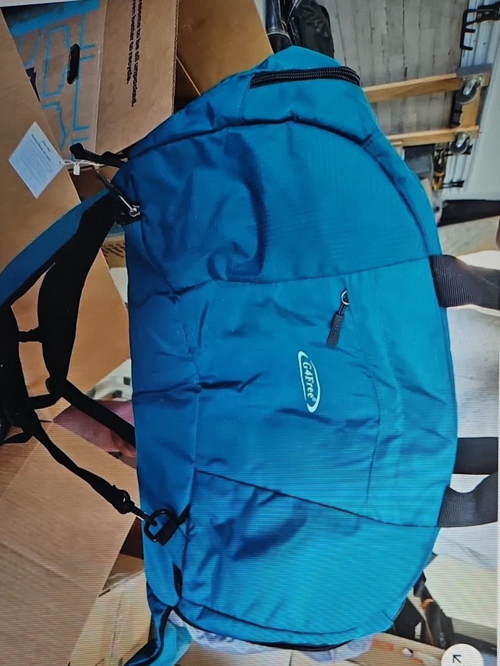 Carrfee Teal Men's Duffel Bag – Lightweight Travel & Gym Carry